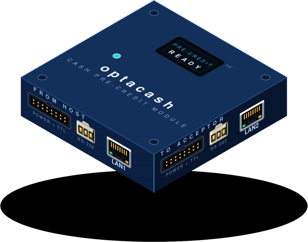 Modulo hardware Optacash per il pre-accredito del contante